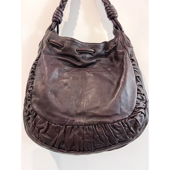 Brighton Lockheart Masterpiece Gabby Brown Pretzel Hobo Shoulder Handbag EPOC - Picture 7 of 14